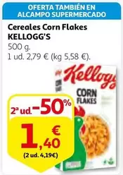 Oferta de Kellogg's - Cereales Corn Flakes por 2,79€ en Alcampo