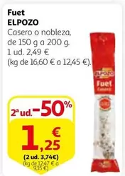 Oferta de Elpozo - Fuet por 2,49€ en Alcampo