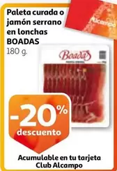 Oferta de Boadas - Acumulable En Tu Tarjeta Club Alcampo en Alcampo