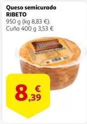 Oferta de Queso Semicurado por 8,39€ en Alcampo