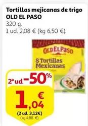 Oferta de Old El Paso - Tortillas Mejicanas De Trigo por 2,08€ en Alcampo