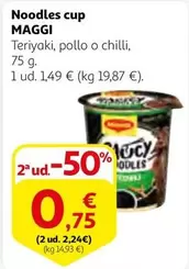 Oferta de Maggi - Noodles Cup por 1,49€ en Alcampo