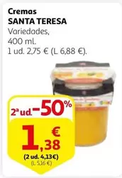 Oferta de Santa teresa - Cremas por 2,75€ en Alcampo