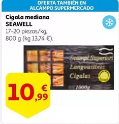 Oferta de Alcampo - Cigala Mediana por 10,99€ en Alcampo