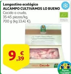 Oferta de Alcampo - Langostino Ecologico Alcampo Cultivamos por 9,39€ en Alcampo