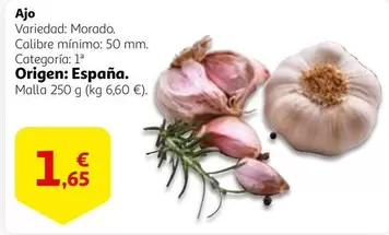 Oferta de Origen - Ajo por 1,65€ en Alcampo