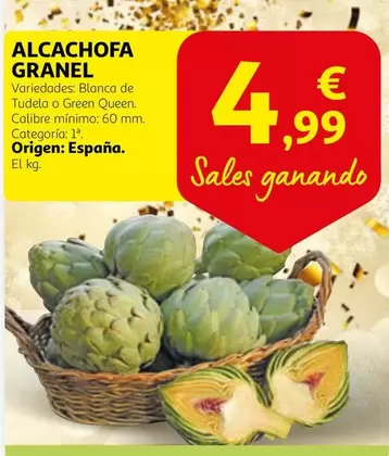 Oferta de Tudela - Alcachofa Granel por 4,99€ en Alcampo