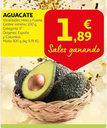 Oferta de España - Aguacate por 1,89€ en Alcampo