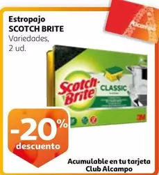 Oferta de Scotch-Brite - Estropajo en Alcampo