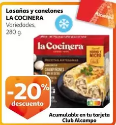 Oferta de La Cocinera - Lasanas Y Canelones en Alcampo