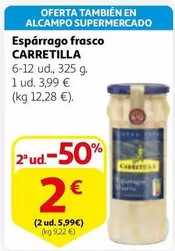 Oferta de Carretilla - Espárrago Frasco por 3,99€ en Alcampo