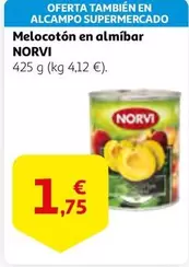 Oferta de Norvi - Melocoton En Almibar por 1,75€ en Alcampo