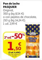 Oferta de Pasquier - Pan De Leche por 2,99€ en Alcampo