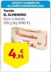 Oferta de El Almendro - Turrón por 4,95€ en Alcampo