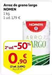 Oferta de Nomen - Arroz De Grano Largo por 1,79€ en Alcampo