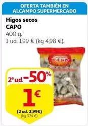 Oferta de Higos Secos por 1€ en Alcampo