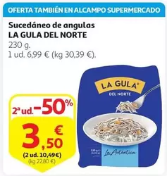 Oferta de La Gula del Norte - Sucedáneo De Angulas por 3,5€ en Alcampo