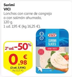 Oferta de VICI - Surimi por 1,95€ en Alcampo