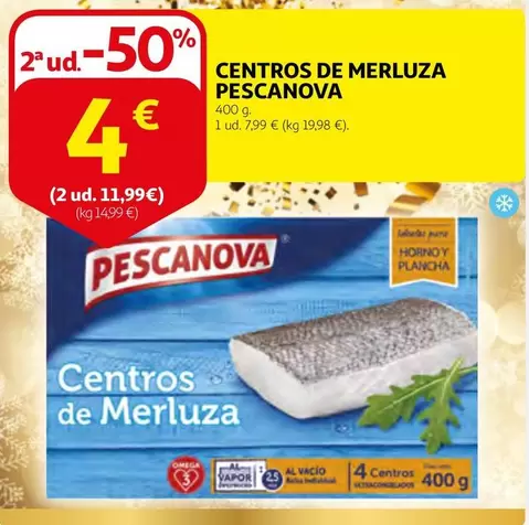 Oferta de Pescanova - Centros De Merluza por 11,99€ en Alcampo