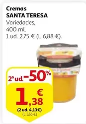 Oferta de Santa teresa - Cremas por 2,75€ en Alcampo