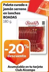 Oferta de Boadas - Acumulable En Tu Tarjeta Club Alcampo en Alcampo