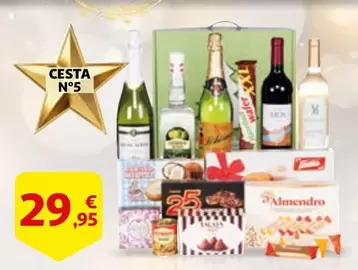 Oferta de Cesta No5 por 29,95€ en Alcampo