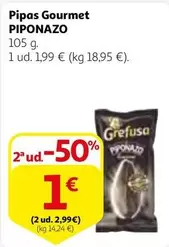 Oferta de Piponazo - Pipas Gourmet por 1€ en Alcampo