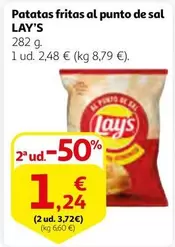 Oferta de Lay's - Patatas Fritas Al Punto De Sal por 2,48€ en Alcampo