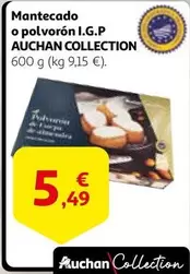 Oferta de Auchan - Mantecado O Polvoron I.g.p por 5,49€ en Alcampo