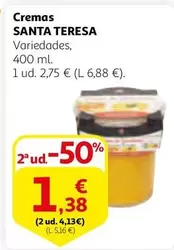 Oferta de Santa teresa - Cremas por 2,75€ en Alcampo