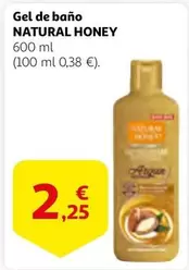 Oferta de Natural Honey - Gel De Baño por 2,25€ en Alcampo