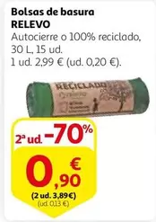 Oferta de Bolsas De Basura por 2,99€ en Alcampo