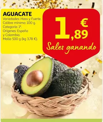 Oferta de España - Aguacate por 1,89€ en Alcampo