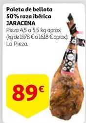 Oferta de Bellota - Paleta De  50% Raza Iberica por 89€ en Alcampo