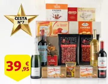 Oferta de Cesta No7 por 39,95€ en Alcampo