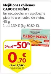 Oferta de Cabo de Peñas - Mejillones Chilenos por 1,39€ en Alcampo