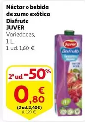 Oferta de Juver - Néctar O Bebida De Zumo Exotica Disfruta por 1,6€ en Alcampo