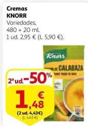 Oferta de Knorr - Cremas por 2,95€ en Alcampo