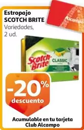 Oferta de Scotch-Brite - Estropajo en Alcampo