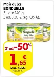 Oferta de Bonduelle - Maíz Dulce por 3,3€ en Alcampo