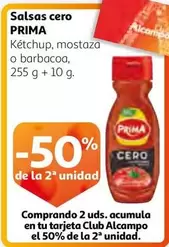 Oferta de Prima - Salsas Cero en Alcampo