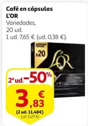 Oferta de L'or - Café En Cápsulas por 7,65€ en Alcampo