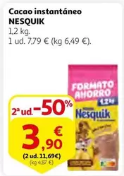 Oferta de Nesquik - Cacao Instantaneo por 7,79€ en Alcampo