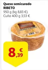 Oferta de Queso Semicurado por 8,39€ en Alcampo