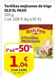 Oferta de Old El Paso - Tortillas Mejicanas De Trigo por 2,08€ en Alcampo