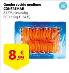 Oferta de Confremar - Gamba Cocida Mediana por 8,99€ en Alcampo