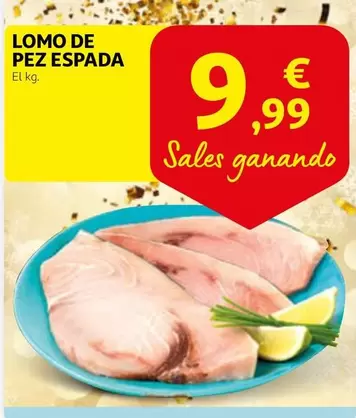 Oferta de Lomo De Pez Espada por 9,99€ en Alcampo