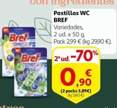 Oferta de Bref - Pastillas WC por 2,99€ en Alcampo