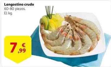 Oferta de Langostino Crudo por 7,99€ en Alcampo