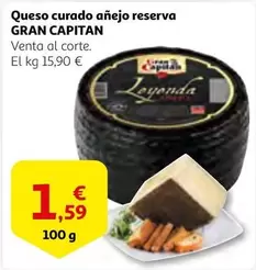 Oferta de Gran Capitán - Queso Curado Anejo Reserva por 1,59€ en Alcampo